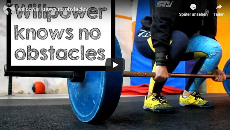Willpower knows no obstacles