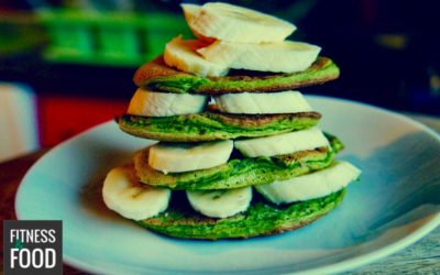 Matcha Protein-Pancakes