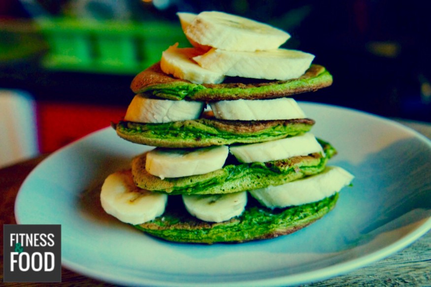 Matcha Protein-Pancakes