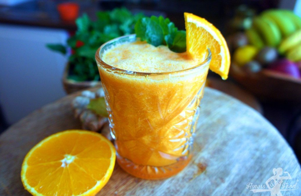 Orange-Ingwer Vitamin Smoothie