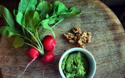 Radieschen-Grün Pesto
