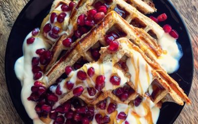 Schnelle 3-Zutaten Protein-Waffeln