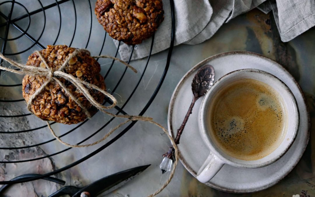 Gesunde Haferflocken-Tahini Kekse