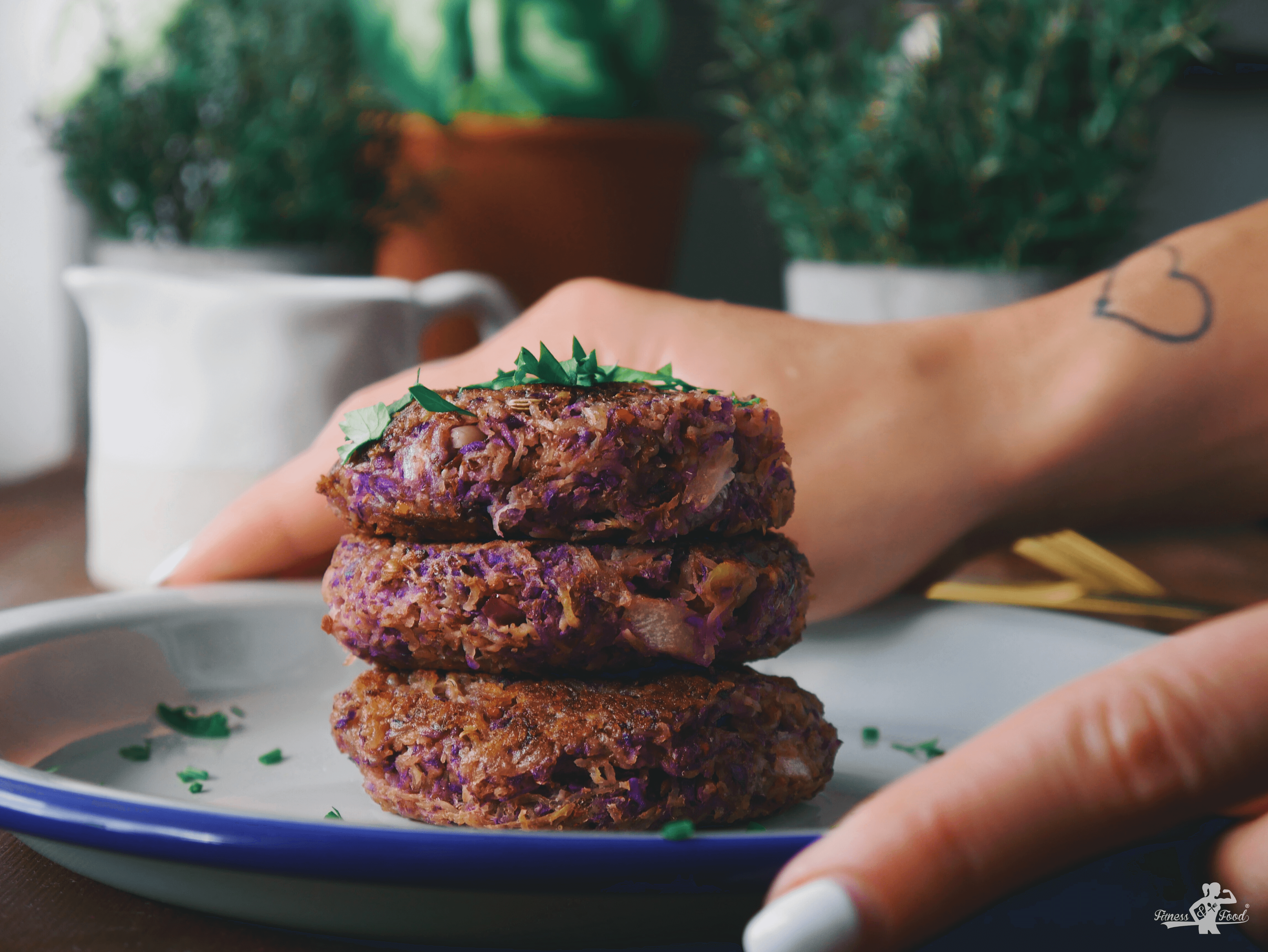 Rotkohl Puffer