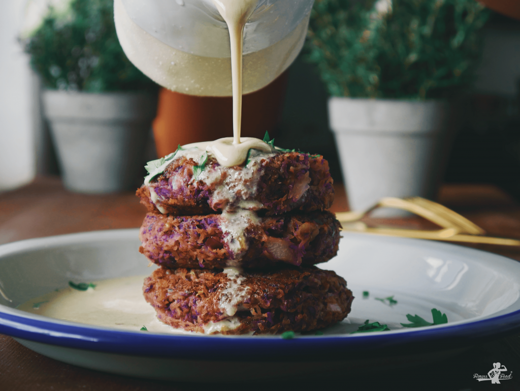 Rotkohl Puffer